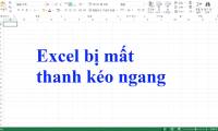 [UNUNDERSTANDING ERROR] Excel lost the horizontal scrollbar? How to fix?